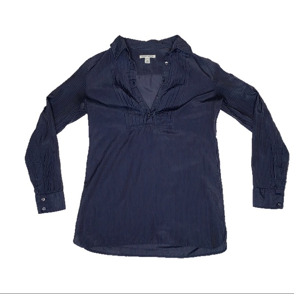 Banana Republic striped Long Sleeve blouse - Picture 2 of 4